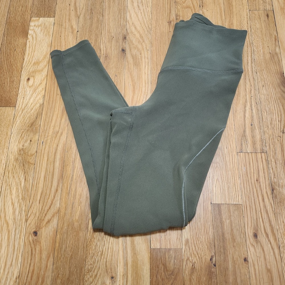 Free People Movement High Rise Formation Legging In Olive‎ Green